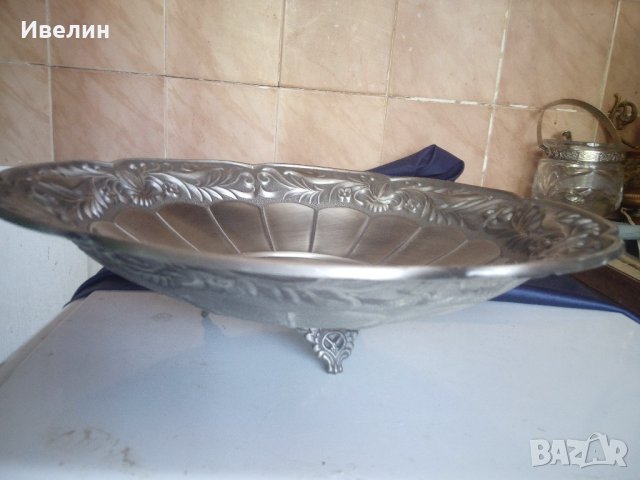 метална купа,фруктиера, снимка 2 - Антикварни и старинни предмети - 22328689