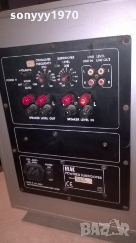 elac powered subwoofer-42х38х28см-внос швеицария, снимка 16 - Тонколони - 23377680