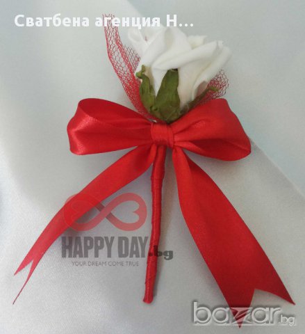 Сватбени бутониери - бутониера за ревер Прима Специал, снимка 2 - Кетъринг - 14769859