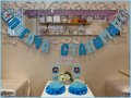 Украса за погача на бебе - надпис и украси за маса, снимка 1 - Декорация за дома - 21159410