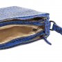 LIU JO 🍊 Дамска чанта с животински мотиви в синьо 22x16x5 cм нова с етикети, снимка 8