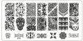 декорации дантела плочка / щампа шаблон за печат на нокти - Нова BC-02