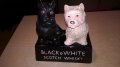 black&white scotch wisky-15x15x9см-внос франция, снимка 5