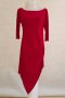 Асиметрична червена рокля марка Awama, снимка 1 - Рокли - 17763722