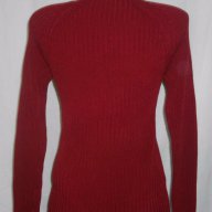 Хипер еластична блузка с плетеница цвят "Бордо" / унисайз , снимка 4 - Блузи с дълъг ръкав и пуловери - 17346872