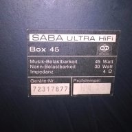 Saba ultra hifi box45-ретро тонколони-38/25/18см-внос швеицария, снимка 13 - Ресийвъри, усилватели, смесителни пултове - 15320603