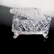Кристална триъгълна бонбониера, снимка 1 - Други - 14881266