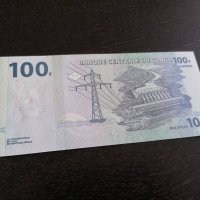 Банкнота - Конго - 100 франка UNC | 2007г., снимка 3 - Нумизматика и бонистика - 25930681