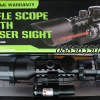 Оптика с лазерен прицел /модел M9 3-10x42/, снимка 3 - Оборудване и аксесоари за оръжия - 13547010