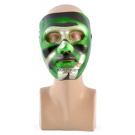 Карнавална маска, декорирана в камуфлажни цветове. Изработена от PVC материал., снимка 1 - Подаръци за мъже - 16196385