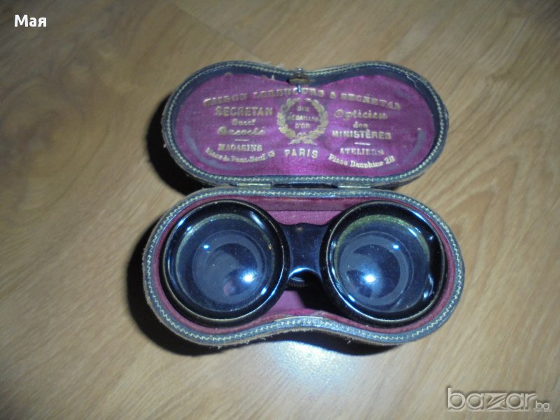 Бинокъл антика, антикварна рядкост за колецинери и ценители, снимка 1