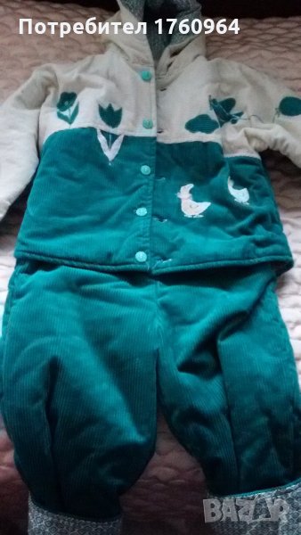 Детски топли космонавти и ватиран комплект, снимка 1