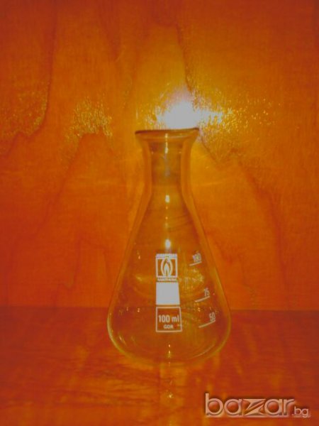 Колби-тесногърлени-Rosotherm100мл,-Jena er glass, снимка 1