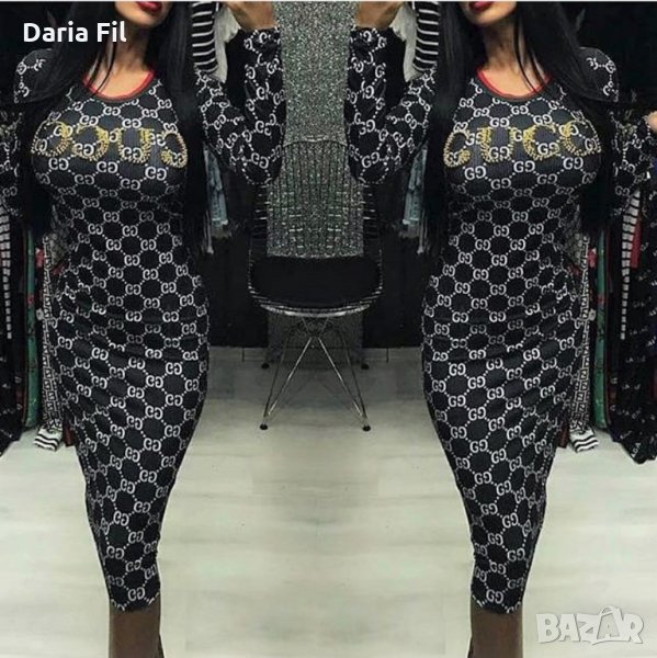 Страхотна рокля к.3985, снимка 1