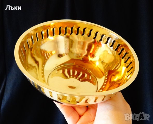 Бронзова салатиера,купа,фруктиера,ажур. 