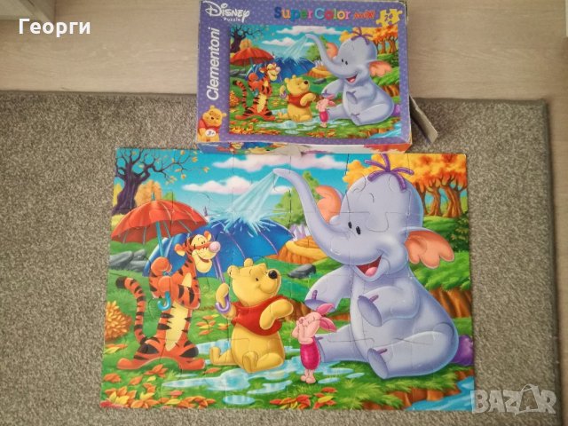 Пъзел Мечо Пух, Super Color Maxi, Clementoni , снимка 4 - Образователни игри - 21959751
