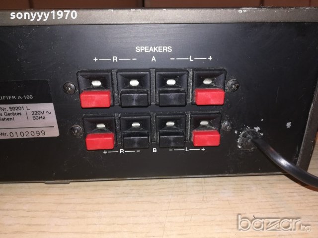 loewe a-100 stereo amplifier-внос швеицария, снимка 16 - Ресийвъри, усилватели, смесителни пултове - 20255992