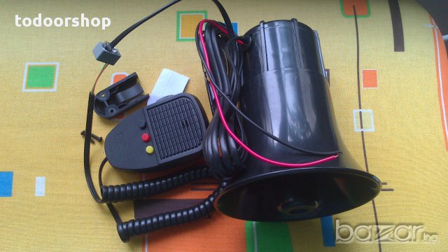 Автомобилна сирена високоговорител 12в. 50W 