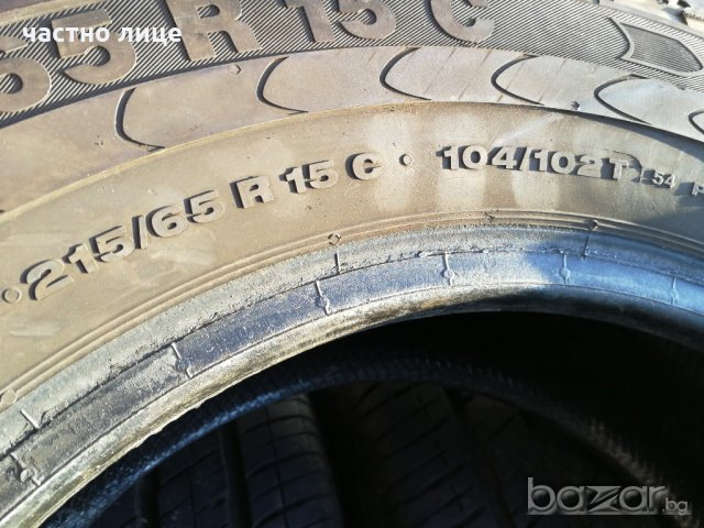 215/65/15  бусови цетки ДОТ 1417 Continental, снимка 8 - Гуми и джанти - 20750787