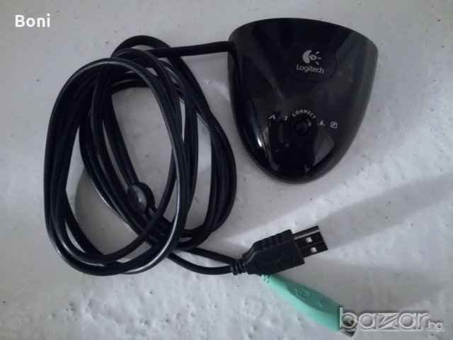 Logitech Cordless Mouse & Keyboard Receiver PS/2 & USB, снимка 1 - Кабели и адаптери - 19895336