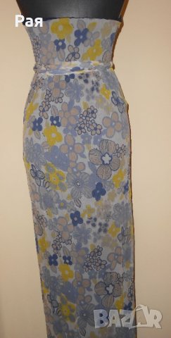 Дълга лятна рокля на фирма  Liu jo, снимка 5 - Рокли - 18639540