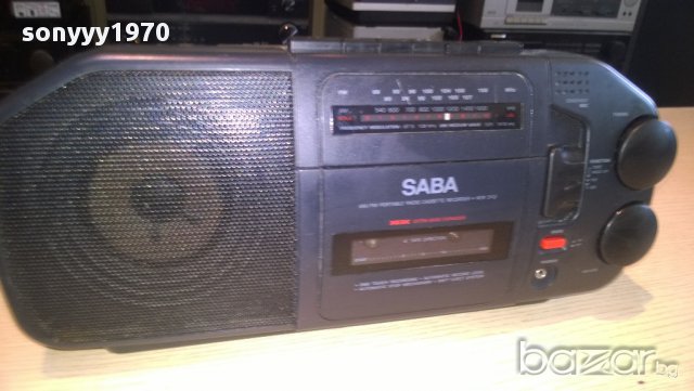 saba rcr 310 radio/cassette receiver-внос швеицария, снимка 2 - Ресийвъри, усилватели, смесителни пултове - 10774847