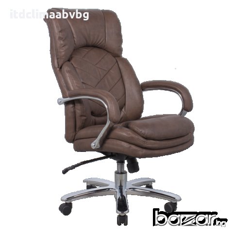 Президентски офис стол Carmen 7502 - черно-червен-отсъпка 5 %, снимка 3 - Столове за офис - 18027170