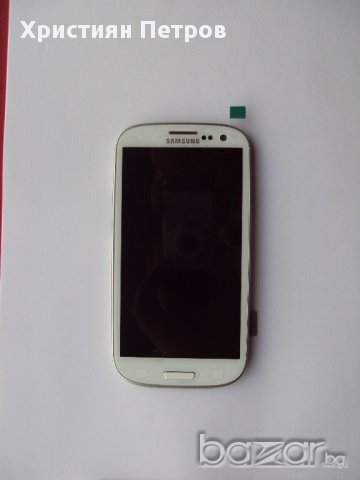 Предно стъкло, Тъч + Дисплей + Рамка за Samsung I9300 Galaxy S3, снимка 1 - Калъфи, кейсове - 13447244