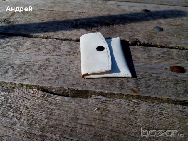 Кожено портмоне, снимка 2 - Антикварни и старинни предмети - 19505537