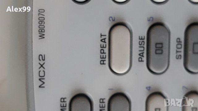 Дистанционно Yamaha MCX2 W809070, снимка 2 - Ресийвъри, усилватели, смесителни пултове - 25779401