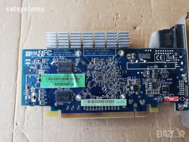 Видео карта ATi Radeon Sapphire HD 2400 Pro 256MB PCI-E, снимка 6 - Видеокарти - 24570676