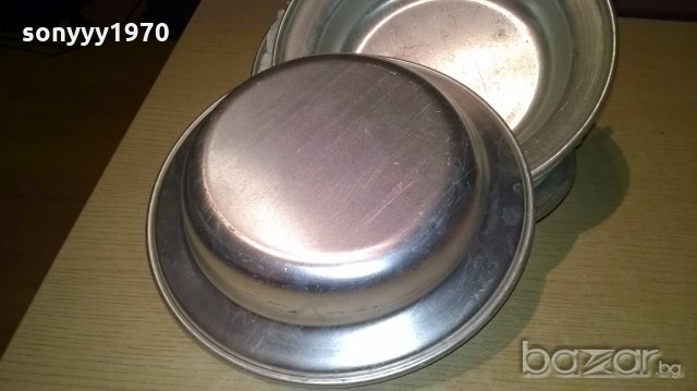 АНТИК-ретро колекция-4 броя нови воинишки чинии алпака, снимка 4 - Колекции - 19536451