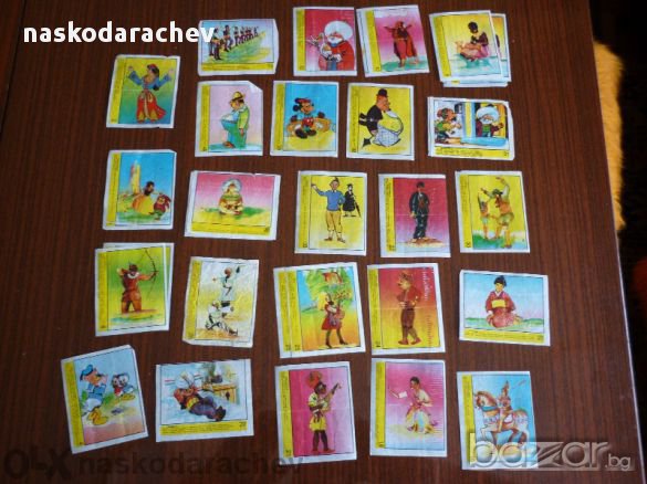 Картинки от дъвки различни видове, карти, банкноти, етикети, снимка 5 - Други ценни предмети - 11855152