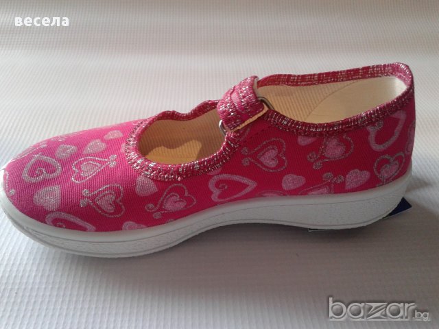 Детски пантофки от памучен текстил, снимка 2 - Бебешки обувки - 9856783