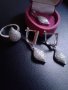  Сребърен нов  лукс комплект  с циркони , снимка 1 - Бижутерийни комплекти - 14431033