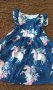 Детска тъмно синя рокля на еднорог еднорози, снимка 4
