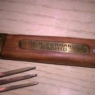 Vda.m.fernandez-madrid-ретро колекция-нож/вилица-от швеицария, снимка 8 - Антикварни и старинни предмети - 17222884