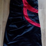 сатенена рокля, снимка 1 - Рокли - 14356052