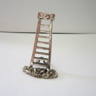 **Сребърна миниатюра - стълба 12539 - 14, снимка 3 - Антикварни и старинни предмети - 17650351