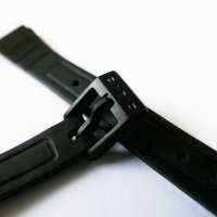 Силиконова каишка Casio 12мм, снимка 3 - Каишки за часовници - 25199824