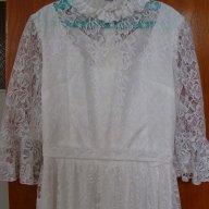 Булчинска / шаферска рокля от дантела, снимка 1 - Сватбени рокли - 17719859