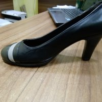 Нови №37 Ест Кожа БГ Обувки 8 см ток, снимка 2 - Дамски обувки на ток - 25485562