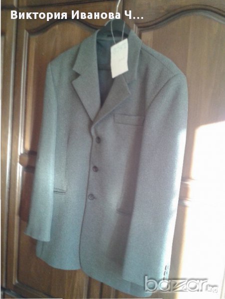 Ново мъжко сиво сако182- 48  -50н, снимка 1