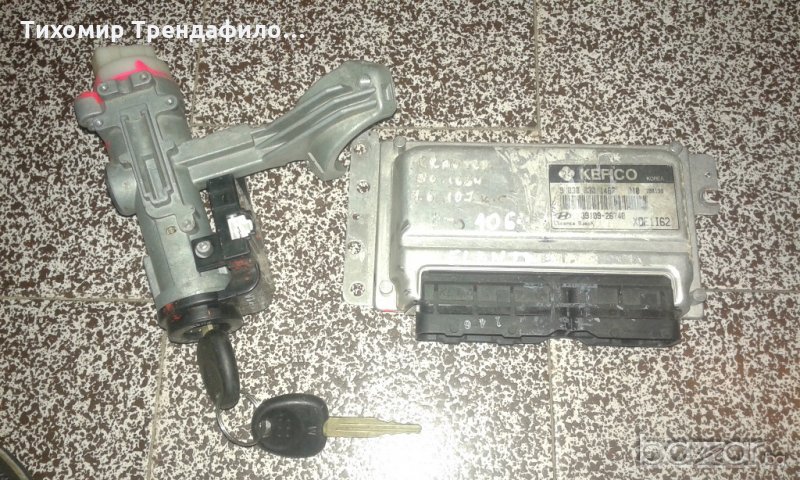 ECU HYUNDAI 1.6 39109-26740, 3910926740, 9 030 930 146f, 9030930146f kefico xde1i62, снимка 1
