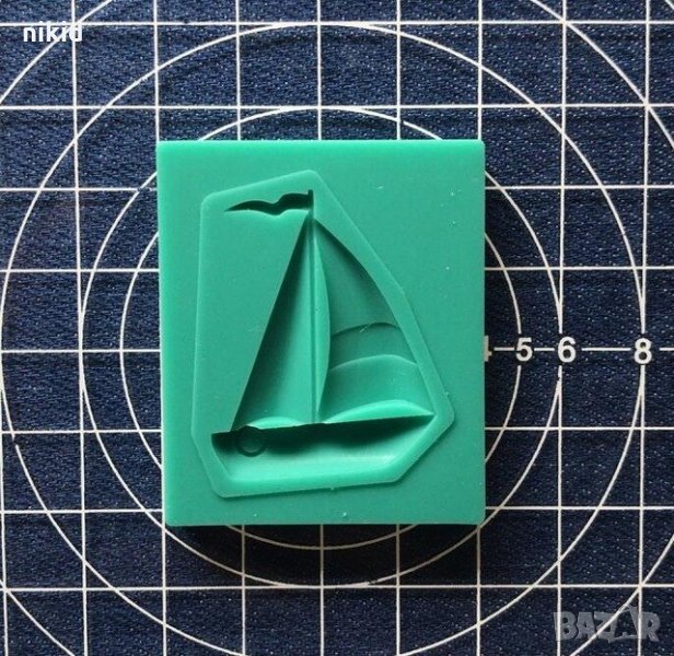 Малка Лодка силиконов молд форма декор торта сладки фондан и др. украса, снимка 1