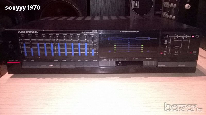 Grundig v8200 amplifier/equalizer-внос швеицария, снимка 1