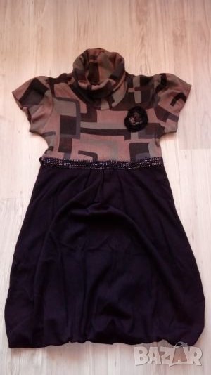 Рокля машинно плетиво/М/L, снимка 1