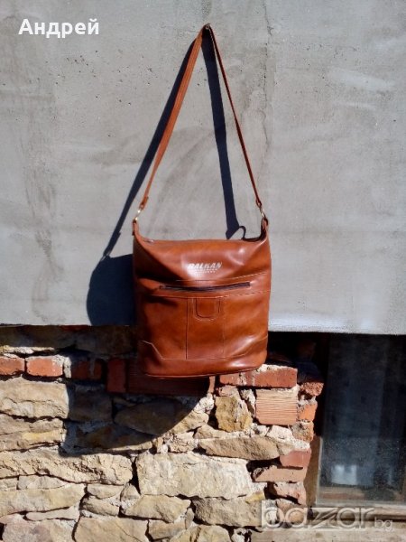 Кожена чанта БГА БАЛКАН, снимка 1