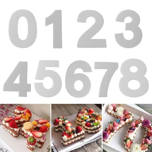 Големи многократни шаблони цифри числа за блат торта цифра пластмасов  стенсил шаблон в Форми в гр. Ямбол - ID25750311 — Bazar.bg