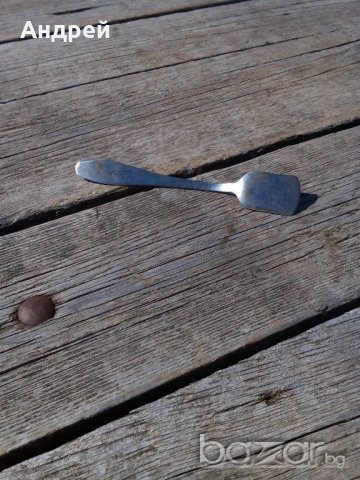 Десертна лъжичка, снимка 5 - Антикварни и старинни предмети - 19573579
